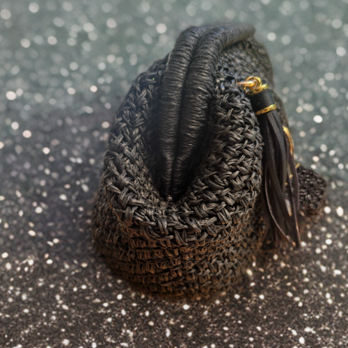 Clutch Canestro Negro - Imagen 2