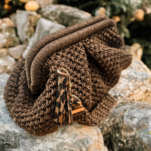 Clutch Gracia Canestro Café