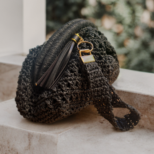 Clutch Oval Negro