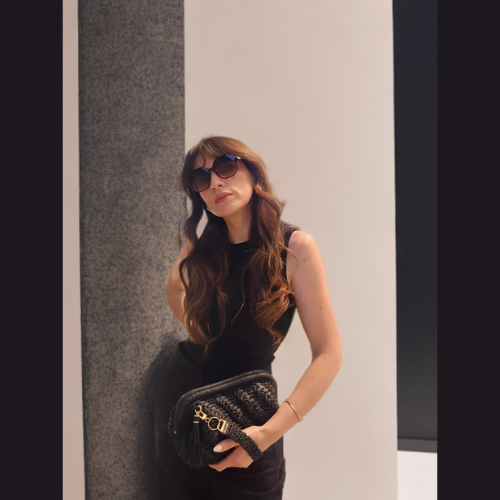 Clutch Bamoa Espiga Negro - Imagen 6