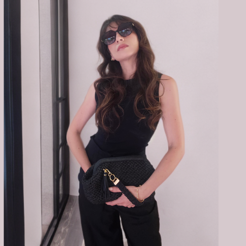 Clutch Canestro Negro - Imagen 7