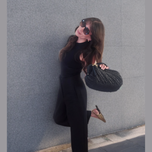 Clutch Bamoa Espiga Negro - Imagen 5