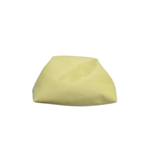 CLUTCH MASSIMA CUERO Amarillo Pastel – TAMAÑO S