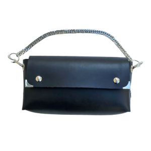 CARTERA DILETTA CUERO NEGRO
