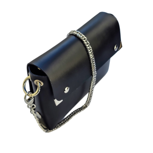 CARTERA COSIMA CUERO NEGRO - Imagen 4