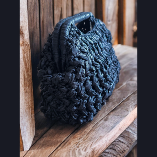 Clutch Leonor Negro M - Imagen 3