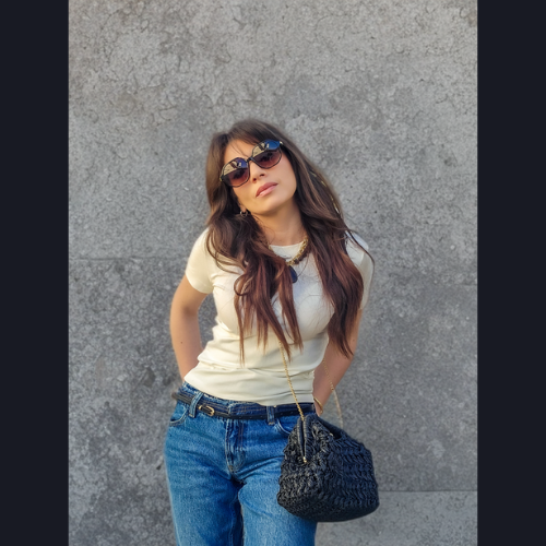 Clutch Leonor Negro M - Imagen 5