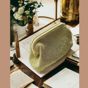 Clutch Canestro Light Gold